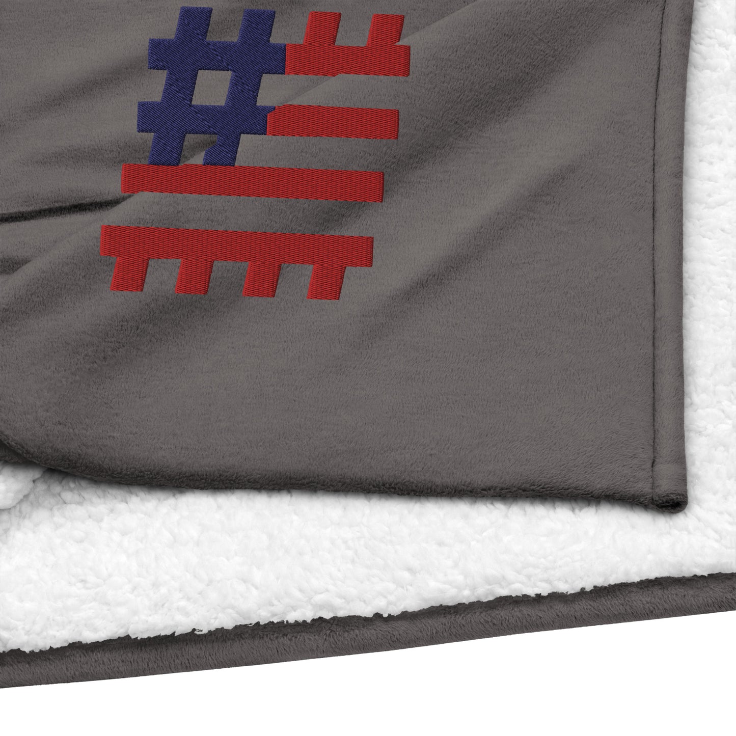Hashflag Sherpa Blanket